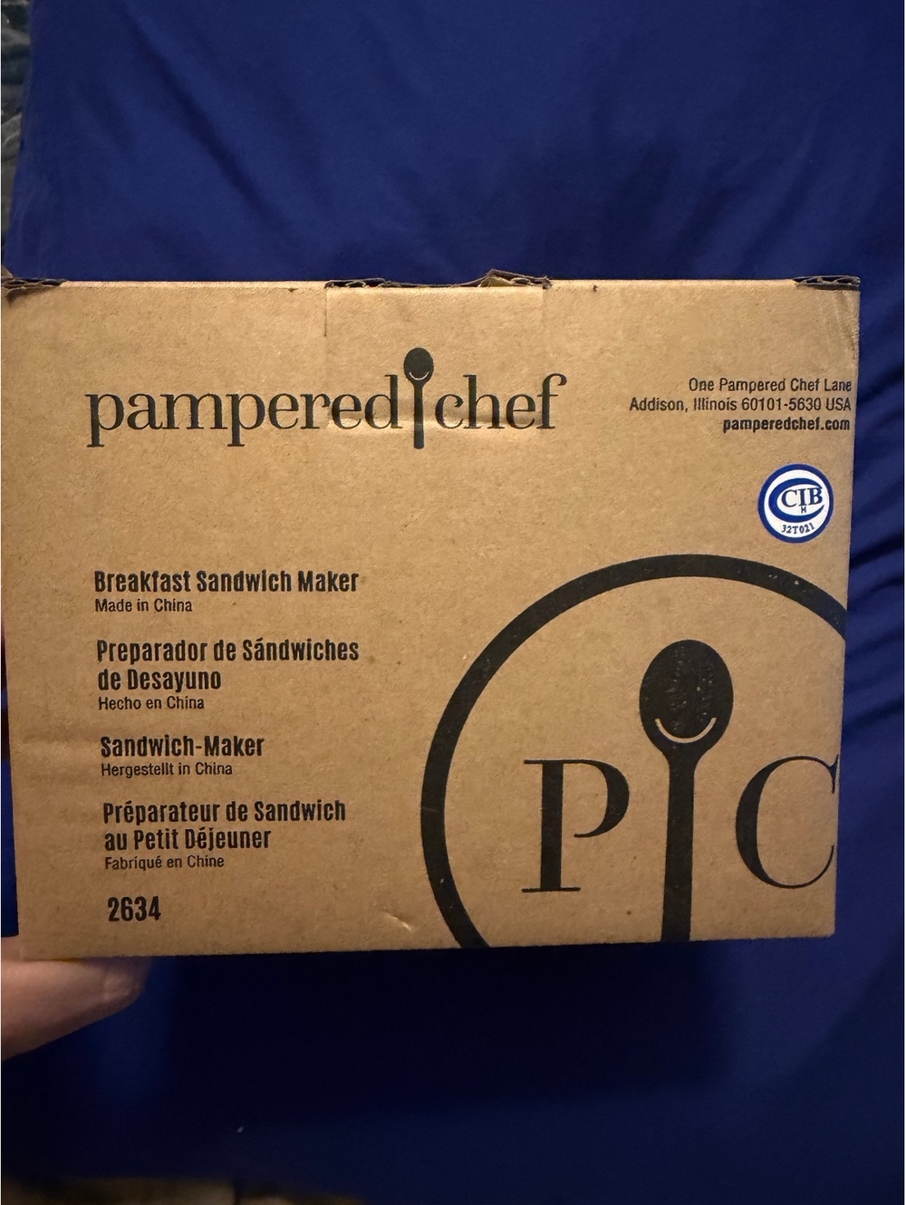 Pampered Chef Breakfast Sandwich Maker - New in Box
